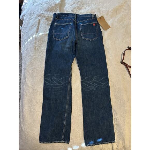 NWT DDC Lab Jeans 32x34, Made In Japan, 100% Cotton, Selvedge, Y2K Wide Leg - Picture 3 of 6